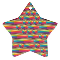 Background Abstract Colorful Ornament (star) by Wegoenart