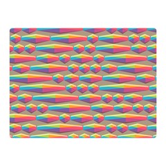 Background Abstract Colorful Double Sided Flano Blanket (mini)  by Wegoenart