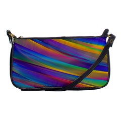 Colorful Background Shoulder Clutch Bag by Wegoenart