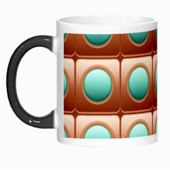 Abstract Background Circle Square Morph Mugs by Wegoenart