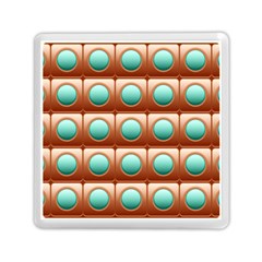 Abstract Background Circle Square Memory Card Reader (square) by Wegoenart