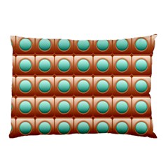 Abstract Background Circle Square Pillow Case (two Sides) by Wegoenart