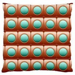 Abstract Background Circle Square Standard Flano Cushion Case (two Sides) by Wegoenart