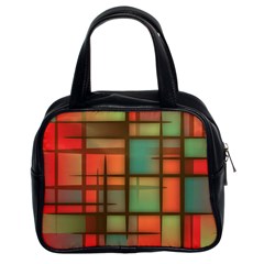 Background Abstract Colorful Classic Handbag (two Sides) by Wegoenart