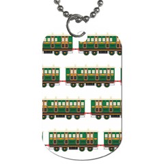 Trains Pattern Transportation Dog Tag (two Sides) by Wegoenart