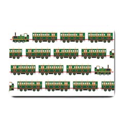 Trains Pattern Transportation Small Doormat  by Wegoenart