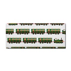 Trains Pattern Transportation Hand Towel by Wegoenart