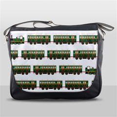 Trains Pattern Transportation Messenger Bag by Wegoenart