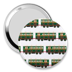 Trains Pattern Transportation 3  Handbag Mirrors by Wegoenart