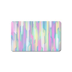 Background Abstract Pastels Magnet (name Card) by Wegoenart