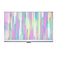 Background Abstract Pastels Business Card Holder by Wegoenart