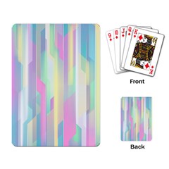 Background Abstract Pastels Playing Cards Single Design by Wegoenart