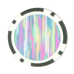 Background Abstract Pastels Poker Chip Card Guard by Wegoenart