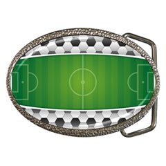 Background Sports Soccer Football Belt Buckles by Wegoenart