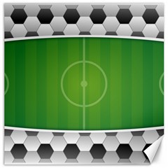 Background Sports Soccer Football Canvas 12  X 12  by Wegoenart