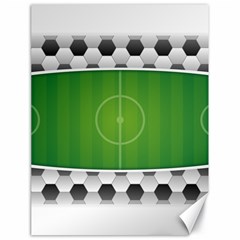 Background Sports Soccer Football Canvas 18  X 24  by Wegoenart