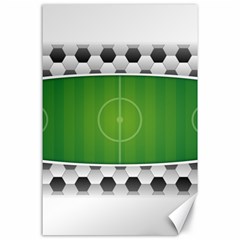 Background Sports Soccer Football Canvas 24  X 36  by Wegoenart