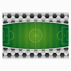 Background Sports Soccer Football Large Glasses Cloth (2-side) by Wegoenart