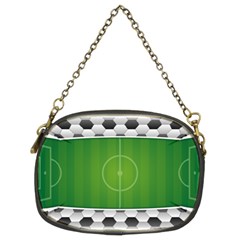 Background Sports Soccer Football Chain Purse (two Sides) by Wegoenart