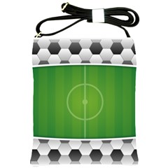 Background Sports Soccer Football Shoulder Sling Bag by Wegoenart