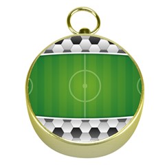 Background Sports Soccer Football Gold Compasses by Wegoenart