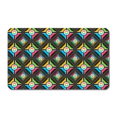 Seamless Pattern Background Abstract Magnet (rectangular) by Wegoenart