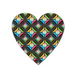 Seamless Pattern Background Abstract Heart Magnet Front