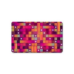 Abstract Background Colorful Magnet (name Card) by Wegoenart