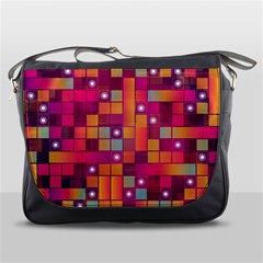 Abstract Background Colorful Messenger Bag by Wegoenart