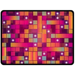 Abstract Background Colorful Double Sided Fleece Blanket (large)  by Wegoenart