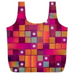 Abstract Background Colorful Full Print Recycle Bag (xl) by Wegoenart