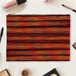 Colorful Abstract Background Strands Cosmetic Bag (XL) Front