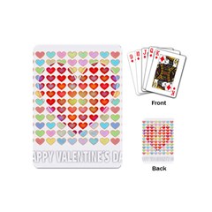 Valentine Valentines Day Card Love Playing Cards (mini) by Wegoenart