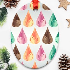 Background Colorful Abstract Ornament (Oval)