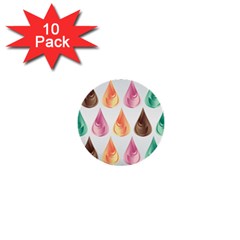 Background Colorful Abstract 1  Mini Buttons (10 pack) 