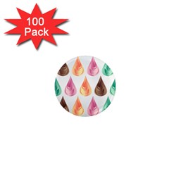 Background Colorful Abstract 1  Mini Magnets (100 pack) 