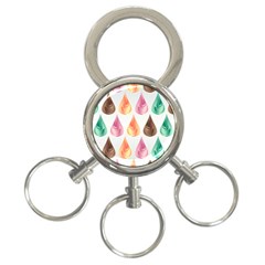 Background Colorful Abstract 3-ring Key Chains by Wegoenart