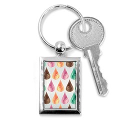 Background Colorful Abstract Key Chains (Rectangle) 