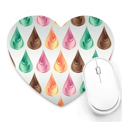 Background Colorful Abstract Heart Mousepads by Wegoenart