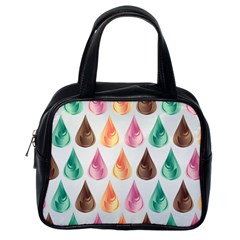 Background Colorful Abstract Classic Handbag (one Side) by Wegoenart