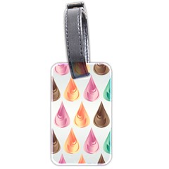 Background Colorful Abstract Luggage Tags (Two Sides)