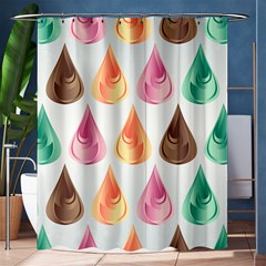 Background Colorful Abstract Shower Curtain 60  x 72  (Medium) 