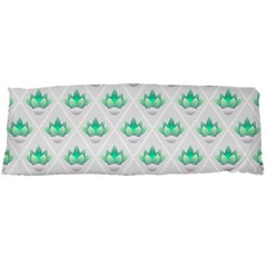 Plant Pattern Green Leaf Flora Body Pillow Case Dakimakura (two Sides) by Wegoenart