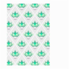 Plant Pattern Green Leaf Flora Small Garden Flag (two Sides) by Wegoenart