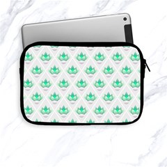 Plant Pattern Green Leaf Flora Apple Ipad Mini Zipper Cases by Wegoenart