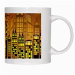 Buildings Skyscrapers City White Mugs Right