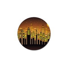 Buildings Skyscrapers City Golf Ball Marker (4 Pack) by Wegoenart