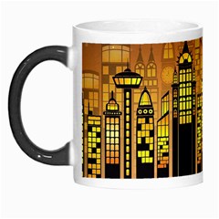 Buildings Skyscrapers City Morph Mugs by Wegoenart