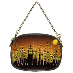 Buildings Skyscrapers City Chain Purse (two Sides) by Wegoenart