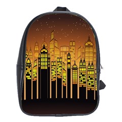 Buildings Skyscrapers City School Bag (large) by Wegoenart